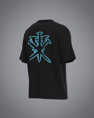 VRUNK X UNKNOWN - BLACK TEE